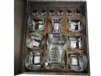 PREZENT NA URODZINY ZESTAW VIP KARAFKA SZKLANKI