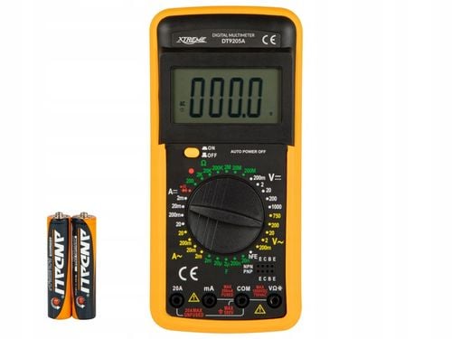 PROFESJONALNY MULTIMETR MIERNIK CYFROWY PRĄDU NAPIĘCIA TESTER na Arena.pl