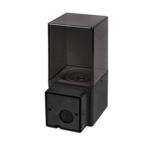 KINKIET Z CZUJNIKIEM RUCHU LED E27 CZARNY NA BALKON na Arena.pl