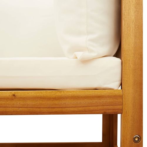 8-częściowy zestaw wypoczynkowy do ogrodu z poduszkami, drewno akacjowe i l na Arena.pl