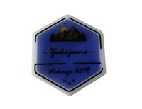 magnes reklamowy z plexi na lodówkę z nadrukiem UV logo 50 szt.