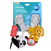CANPOL BABIESBOO Sensoryczna zawieszka do wózka fotelika kontrastowa