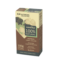 VENITA Henna farba 4.34 Nut Brown (Orzechowy brąz)