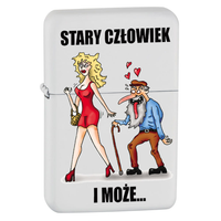 zapalniczka benzynowa tasman stary człowiek