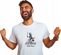 Koszulka z nadrukiem napis HISTORIA POLSKA DUMA