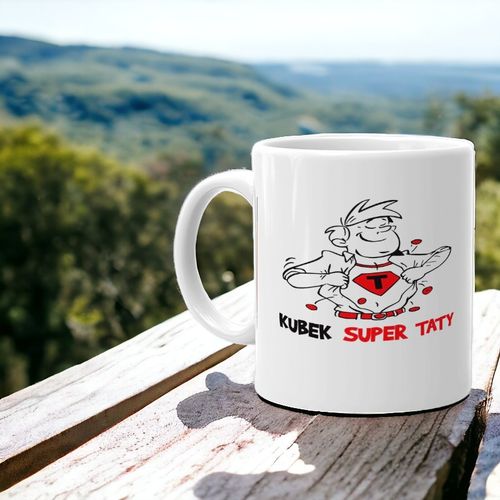 KUBEK Z NADRUKIEM ŚMIESZNY PREZENT DLA TATY URODZINY IMIENINY DZIEŃ OJCA na Arena.pl