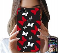 ETUI DO HUAWEI Y7 2018 - KOKARDKI CZERWONO BIAŁE MYSZKA, WZORY
