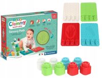 CLEMENTONI ŚCIEŻKA SENSORYCZNA MATA SOFT CLEMMY KLOCKI MIĘKKIE 17352