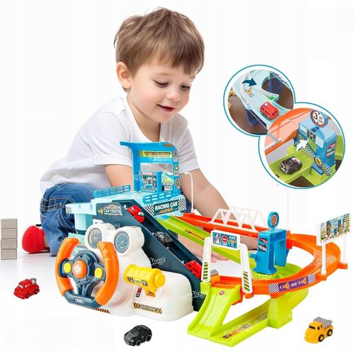 TOR PRZESZKÓD DLA SAMOCHODÓW INTERAKTYWNY PARKING WINDA KIEROWNICA AUTA na Arena.pl