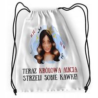 Plecak Dla Alicji Sportowy Szkolny Worek Torba Z Nadrukiem Ze Zdjęciem