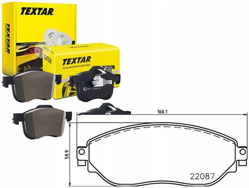 TEXTAR KLOCKI HAMULCOWE PRZÓD OPEL VIVARO B 2014- na Arena.pl
