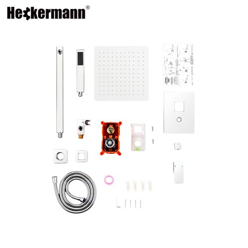 Zestaw prysznicowy podtynkowy Heckermann MS-25602 Srebrny na Arena.pl