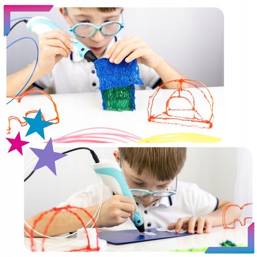 Długopis 3D drukarka dla dzieci pen zestaw + wkłady 110 METRÓW iPLA 3 D na Arena.pl
