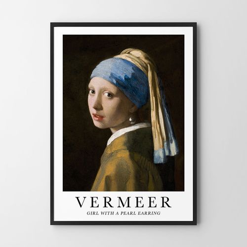 Plakat plakaty Vermeer Dziewczyna z perłą 29,7x42 cm A3 na Arena.pl