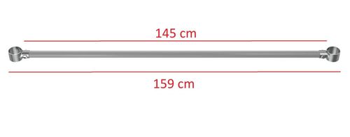 Drążek ogrodowy do podciągania z poręczami i drabinką OCYNK Street workout UNDERFIT UF9881 na Arena.pl