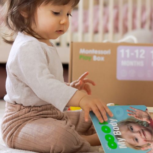 TOOKY TOY Box Pudełko XXL Montessori Edukacyjne 5w1 Sensoryczne 11-12 Mies na Arena.pl