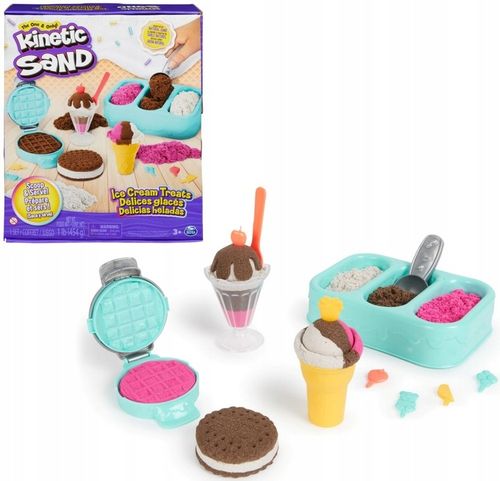 Kinetic Sand Lodowe przysmaki Zestaw z piaskiem kinetycznym Lodziarnia na Arena.pl