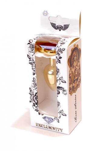 plug jewellery gold  heart plug  red na Arena.pl