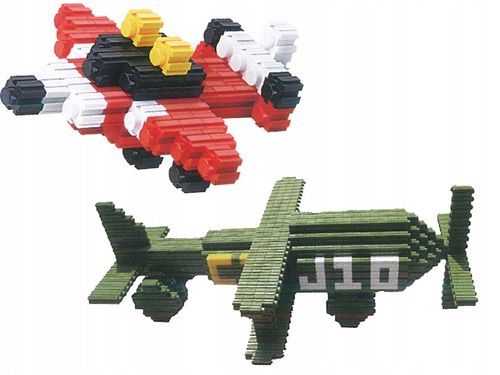 Klocki KONSTRUKCYJNE MAŁYCH GENIUSZY 685 el. BOX + walizka na Arena.pl