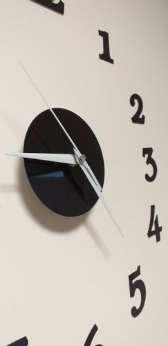 Zegar Ścienny Czarny 12 Godzin na Arena.pl