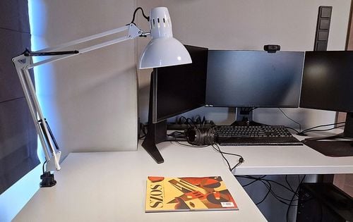 Lampka kreślarska E27 LK-01 - BIAŁA na Arena.pl