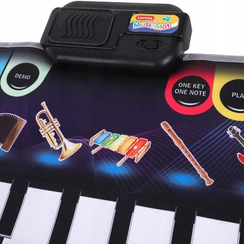 INTERAKTYWNA MATA MUZYCZNA KEYBOARD PIANINKO 8 INSTRUMENTÓW ODTWARZANIE na Arena.pl
