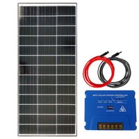ZESTAW FOTOWOLTAICZNY 180W SOLARNY MPPT KAMPER ŁÓDŹ JACHT
