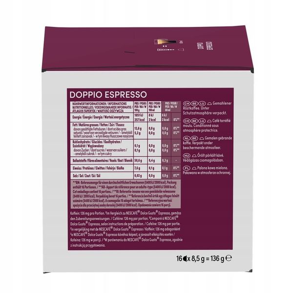 Kapsułki kawa espresso Nescafe Dolce Gusto 4+2 zdjęcie 14