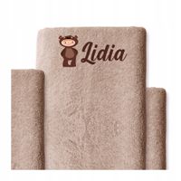 Personalizowany ręcznik z haftem 100x50 cm bawełniany prezent z imieniem