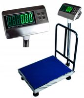 . Profesjonalna waga magazynowa 300kg 45x60 LED składana stalowa