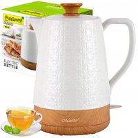 DUŻY Czajnik CERAMICZNY elektryczny ELEGANCKI bezprzewodowy 1,8l 1800W