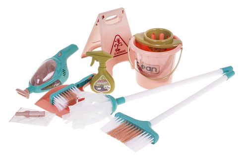 Zestaw Sprzątający 14 El. Dla Dzieci 3+ Wózek Sprzątający + Interaktywny na Arena.pl