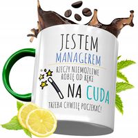 Kubek Zielony Dla Managera Na Urodziny Prezent Z Nadrukiem Ze Zdjęciem