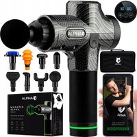 PISTOLET DO MASAŻU MASAŻER DO PLECÓW CIAŁA MASSAGE GUN PRO ALPHA