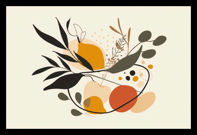 Plakat 30x20cm Botaniczny Wir zdjęcie 2