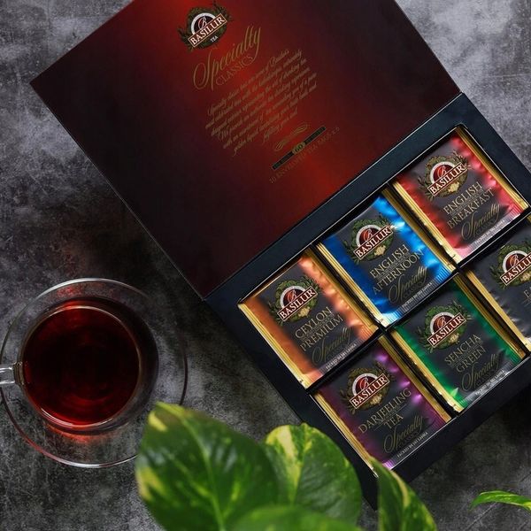 Basilur SPECIALTY CLASSICS zestaw herbat 6 SMAKÓW 60szt HERBACIARKA prezent zdjęcie 13