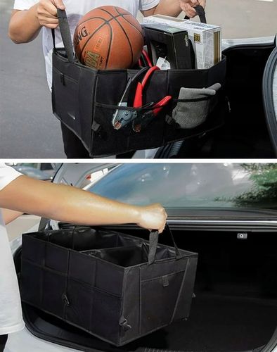 Torba Organizer do Bagażnika Samochodu Auta Kufer XXXL Składany Duży Mocny na Arena.pl