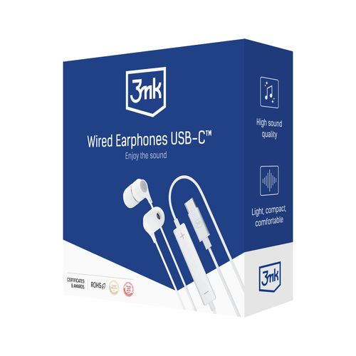 Accessories - 3mk Wired Earphones USB-C na Arena.pl