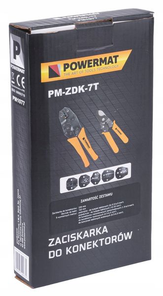 Zaciskarka Praska TULEJEK Końcówek 5 Matryc 7w1 PM-ZDK-7T zdjęcie 5