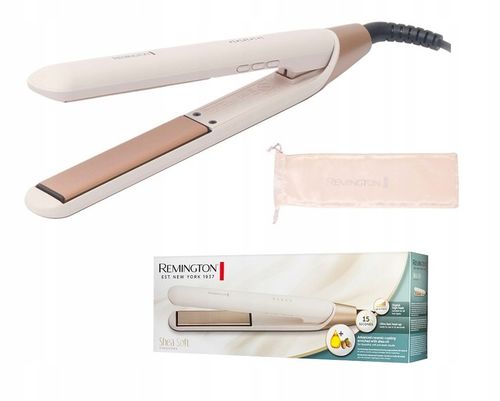 Perłowa PROSTOWNICA Ceramiczna do Włosów Powłoka Shea Soft REMINGTON S4740 na Arena.pl
