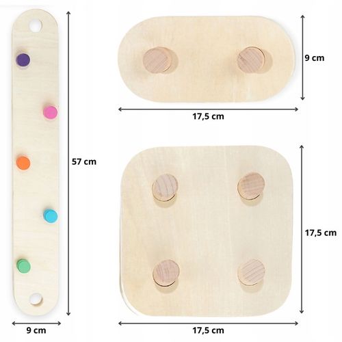 DREWNIANY TOR BALANSOWY XL ŚCIEŻKA SENSORYCZNA 14e na Arena.pl