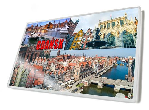 Gdańsk czerwony - magnes szklany na Arena.pl