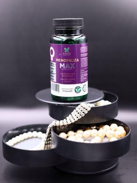 MENOPAUZA MAX PREMIUM dla dojrzałych kobiet Czerwona koniczyna Lanco 60kaps zdjęcie 8
