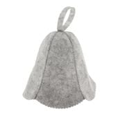 SAUNA CZAPKA FILCOWA SZARA DO SAUNY UNIWERSALNA