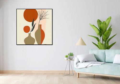Plakat 100x100cm Wazy w Czerwieni na Arena.pl