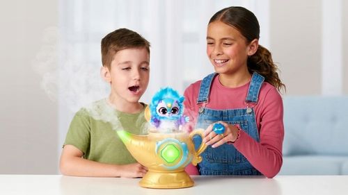 MAGIC MIXIES MAGICZNA LAMPA DŻINA MASKOTKA INTERAKTYWNA ZWIERZAK NIEBIESKA na Arena.pl