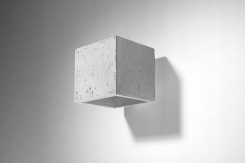 NOWOCZESNY KINKIET ŚCIENNY QUAD Beton na Arena.pl