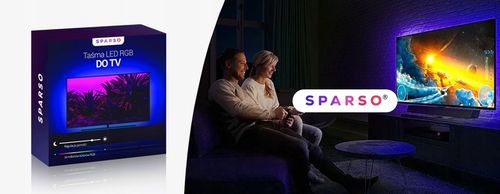 TAŚMA LED RGB 3M USB LEDY DO TV Podświetlenie Telewizora NA PILOTA na Arena.pl