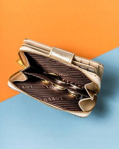 elegancki portfel damski na zatrzask i suwak - lorenti na Arena.pl