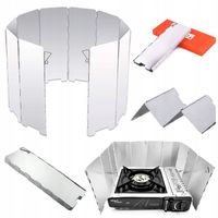 OSŁONA PRZECIWWIATROWA do KUCHENKI PALNIKA + ETUI ALUMINIUM MaxiCamp